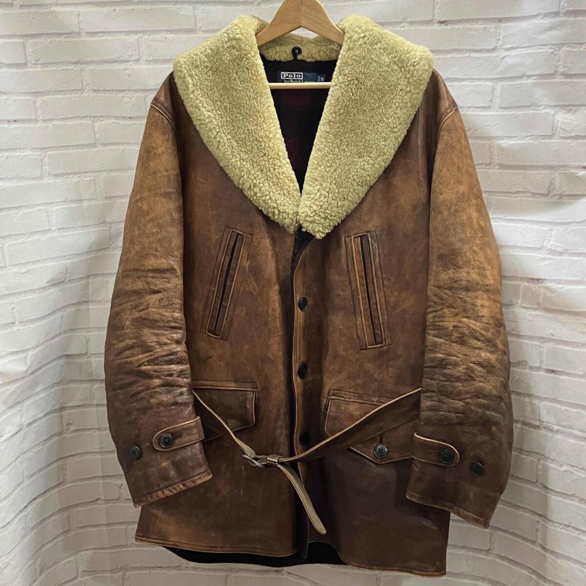 POLO RALPH LAUREN / ポロ ラルフローレン / リアルムートン / レザー