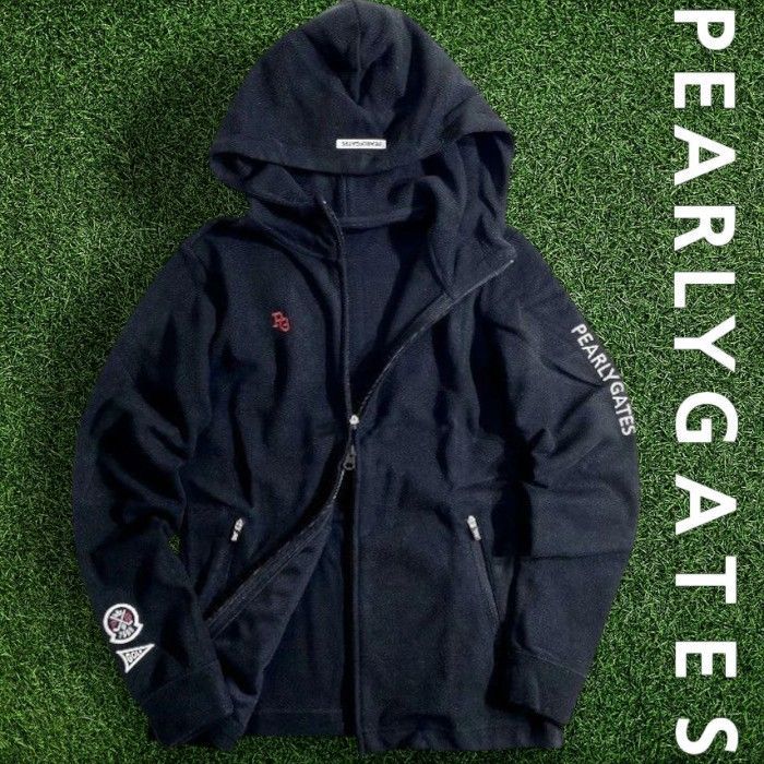 パーリーゲイツ ゴルフ 日本製 発熱保温 プレミアムウォーム 鹿の子