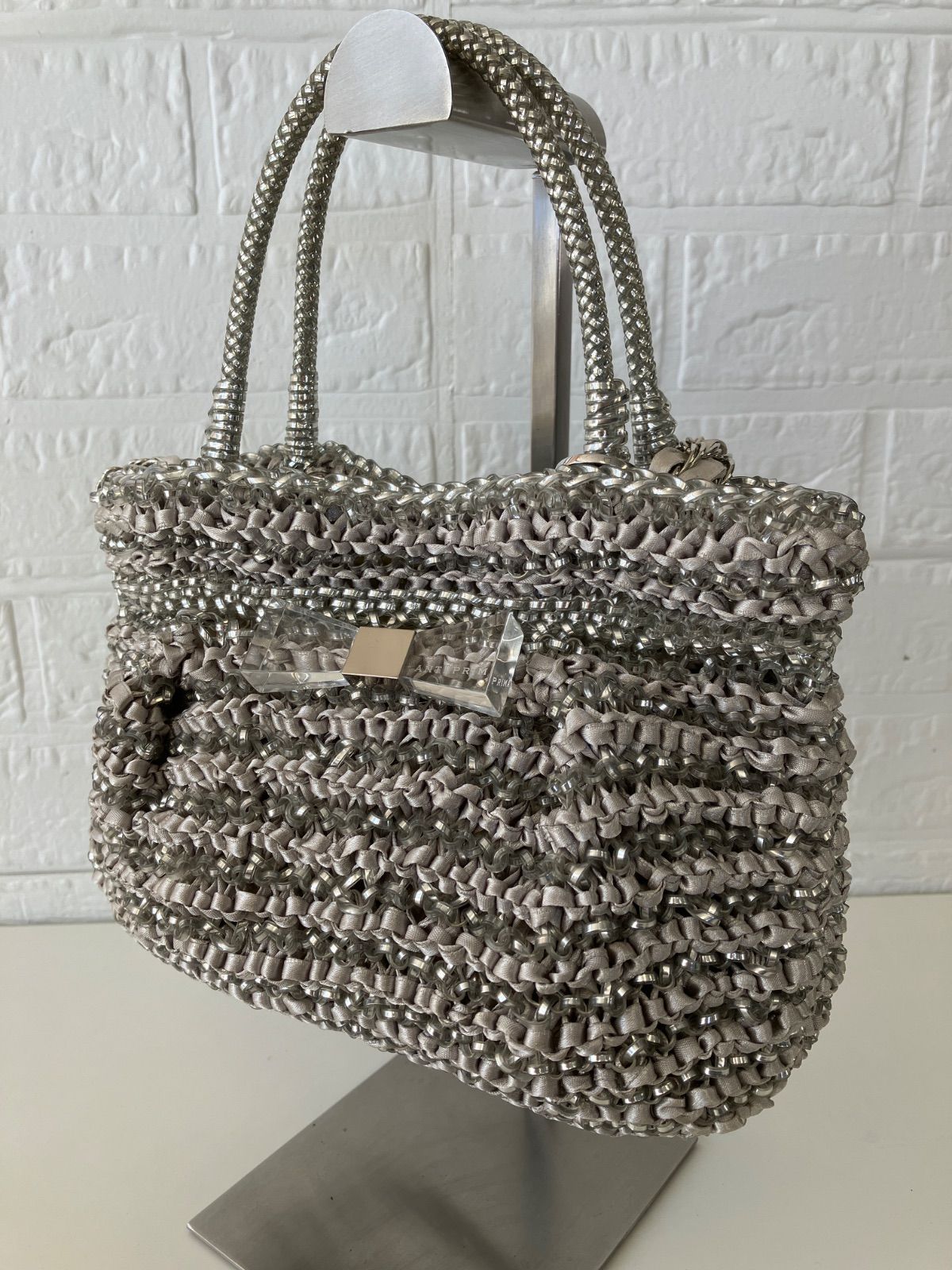 ANTEPRIMA アンテプリマ ハンドバッグ ワイヤーバッグ リボン 3WAY