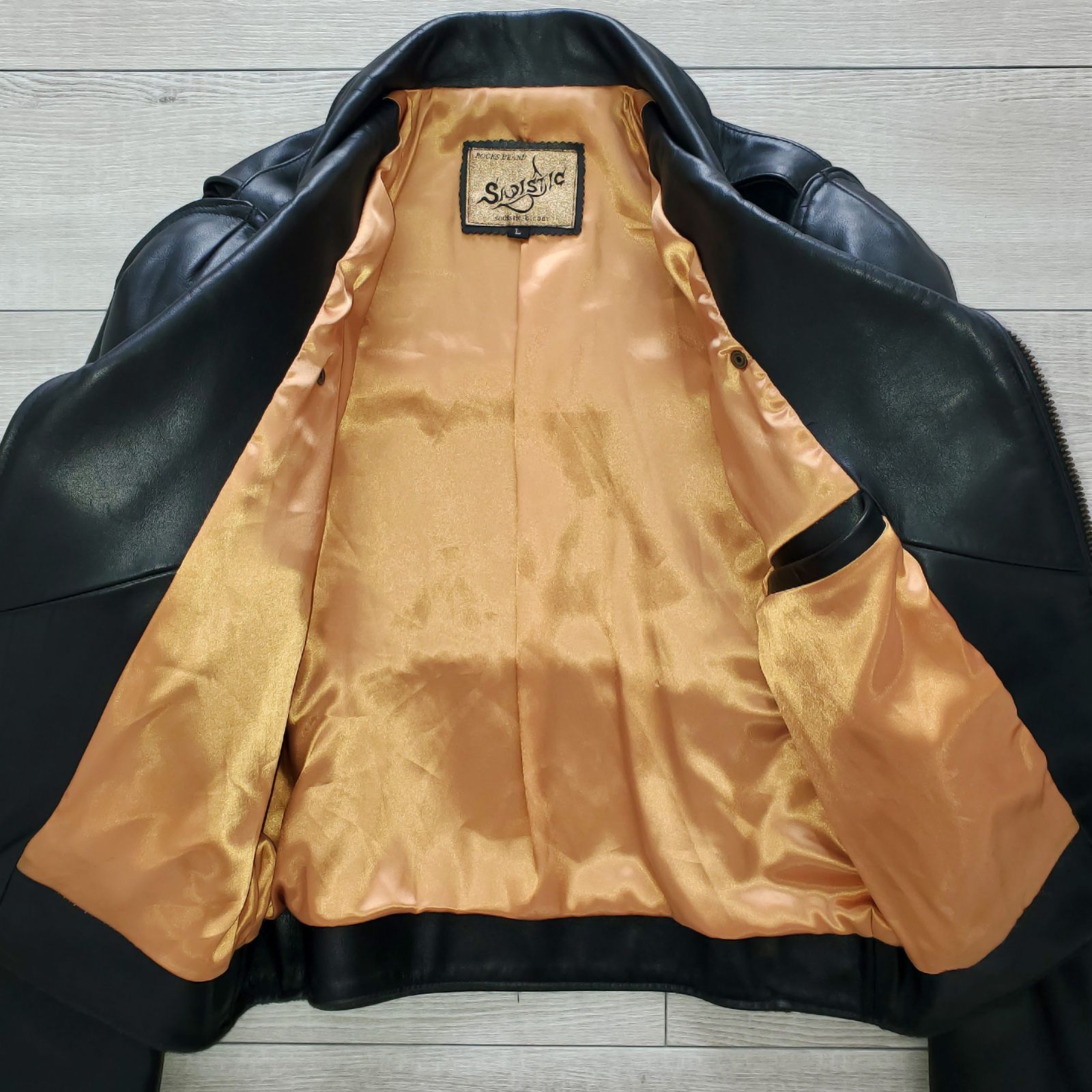 SADISTIC-B サディスティックビー□美品 牛革 バトルスーツ ライダース