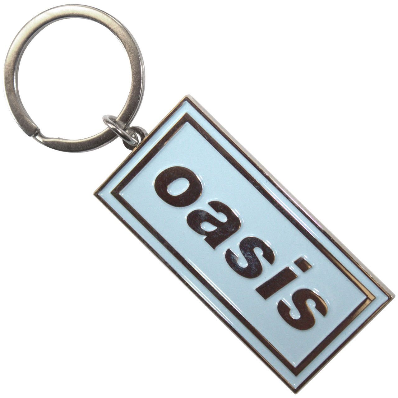 oasis オアシス メタルロゴ キーホルダー キーチェーン アクセサリー