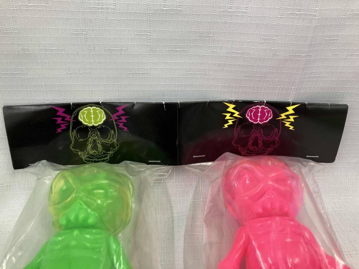 SECRET BASE SKULL BRAINZ グリーン ピンク 2個セット - メルカリ