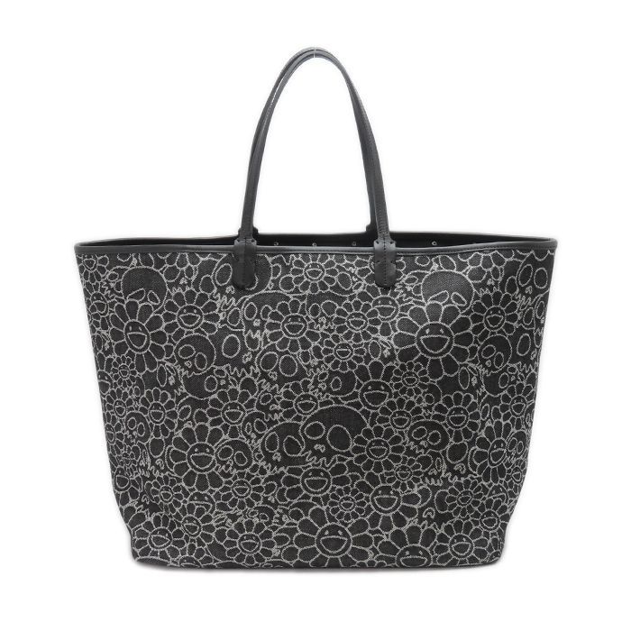 村上隆 カイカイキキ トートバッグ】フラワー スカル デニム ラージ