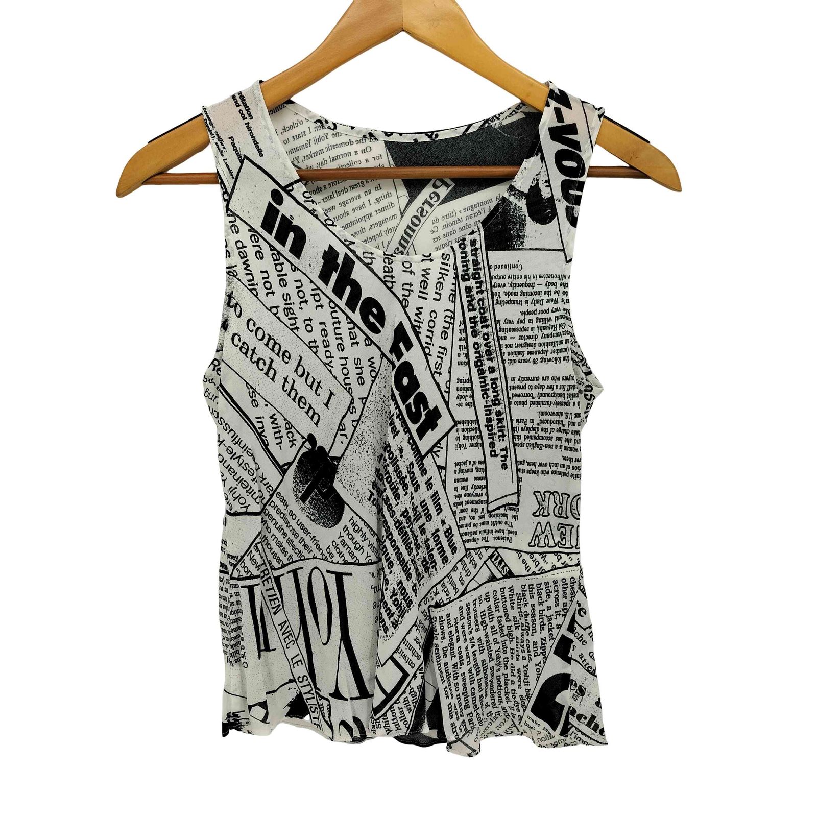 ワイズ Ys ニュースペーパー タンクトップ レディース JPN：1 - メルカリ