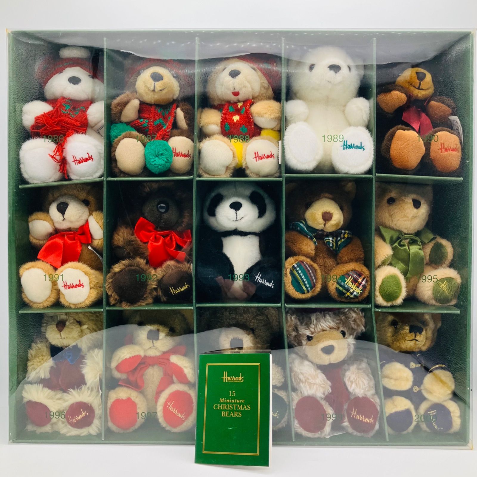 Harrods ハロッズ テディベア 15体 セット 15周年 限定品 1986-2000