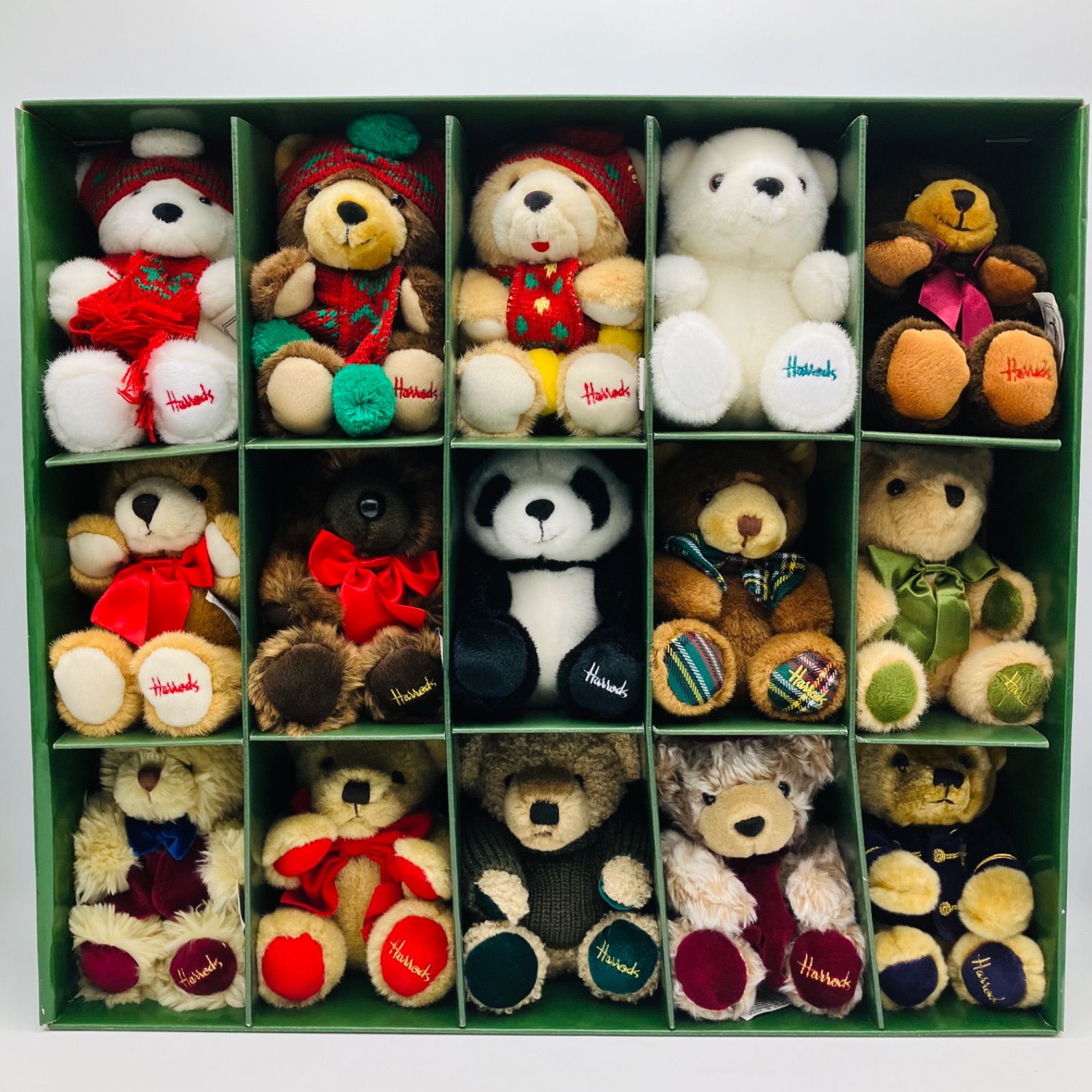 Harrods ハロッズ テディベア 15体 セット 15周年 限定品 1986-2000