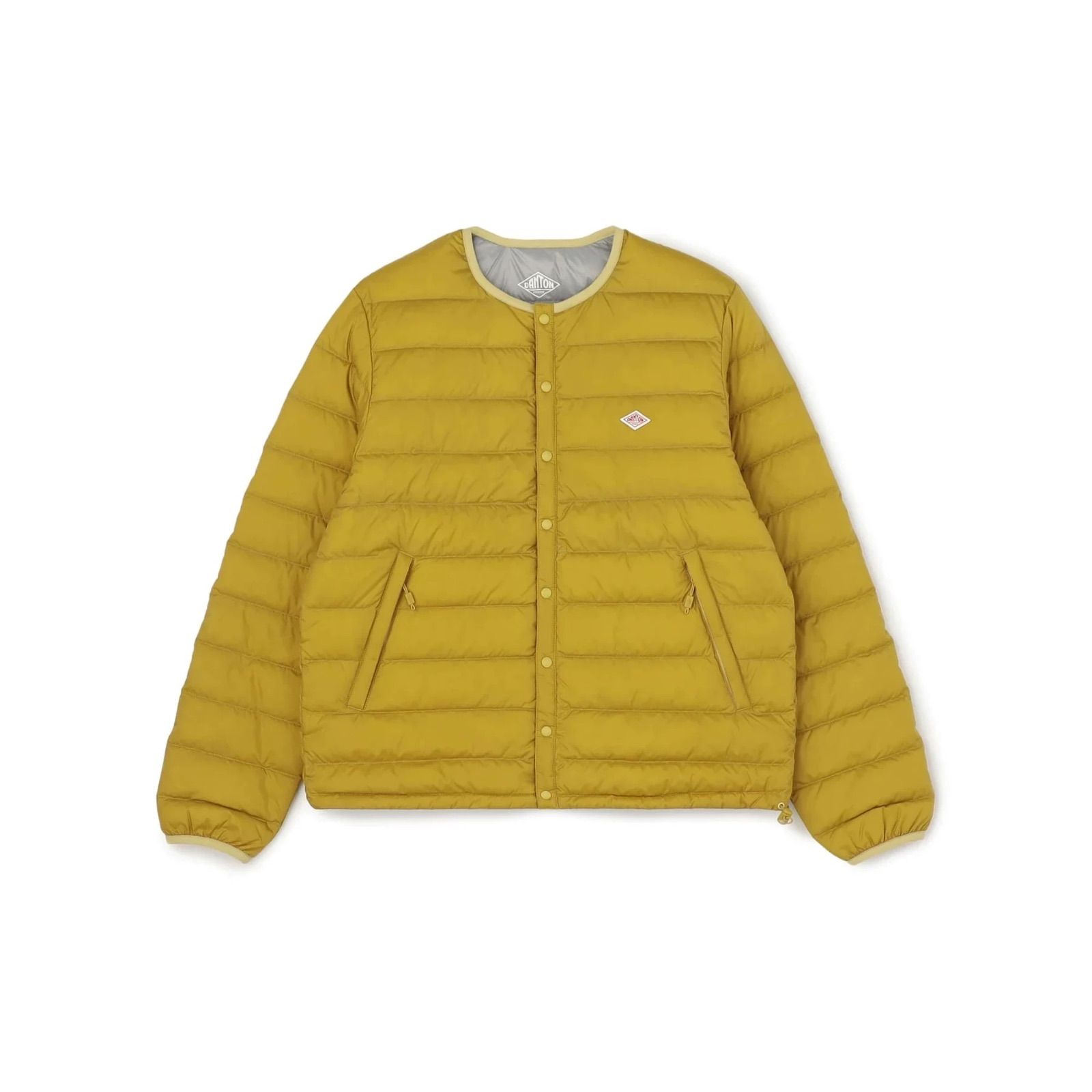 DANTON ナイロンタフタ ノーカラーインナーダウンジャケット - DANTON