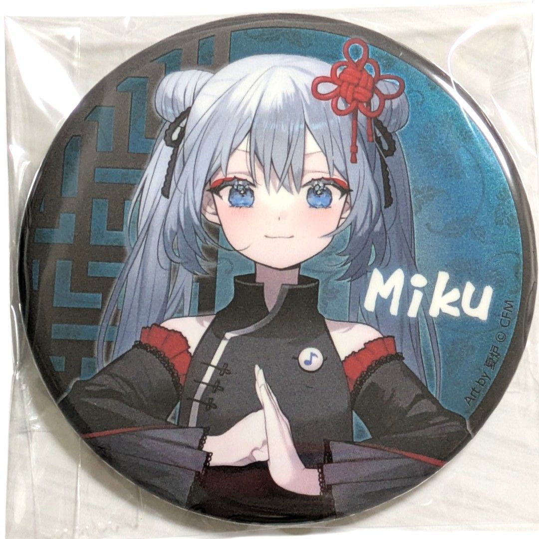 初音ミク 39Culture 2024 大き目メタリック 缶バッジ10BOX 初音ミク