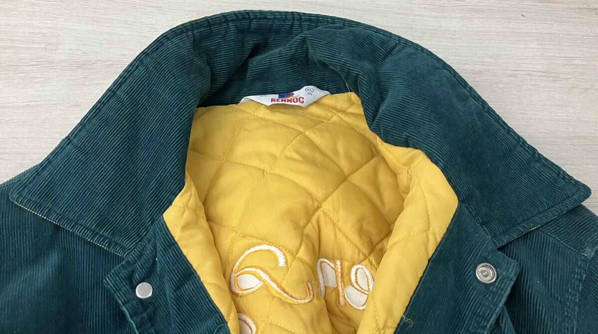 RENNOC/レノック/スタジャン/中綿キティングコーデュロイブルゾン/80