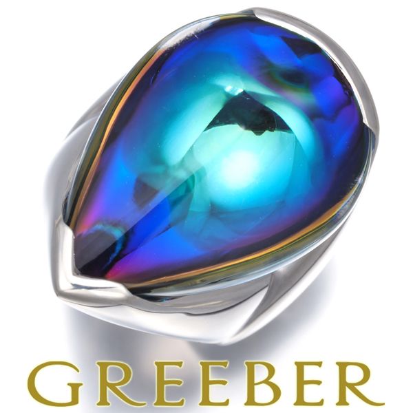 バカラ リング クリスタルガラス プシデリック 55号 シルバー 925