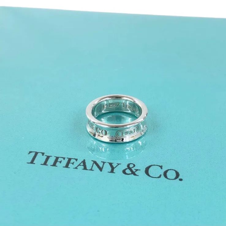 Tiffany&Co. ティファニー 925 ナローリング シルバー 11号 7g【鑑定