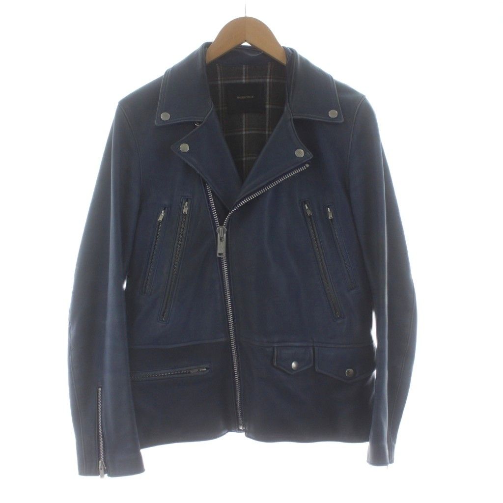 アンダーカバー UNDERCOVER ダブルライダースジャケット レザー