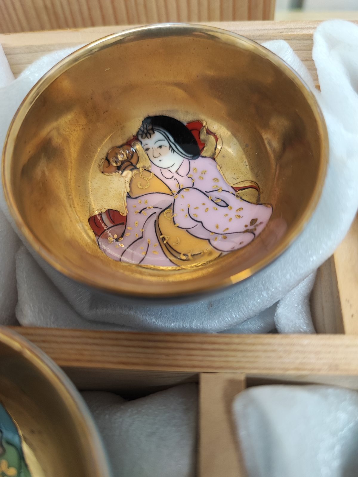 未使用】九谷焼 七福神 組盃 縁起物 - メルカリ