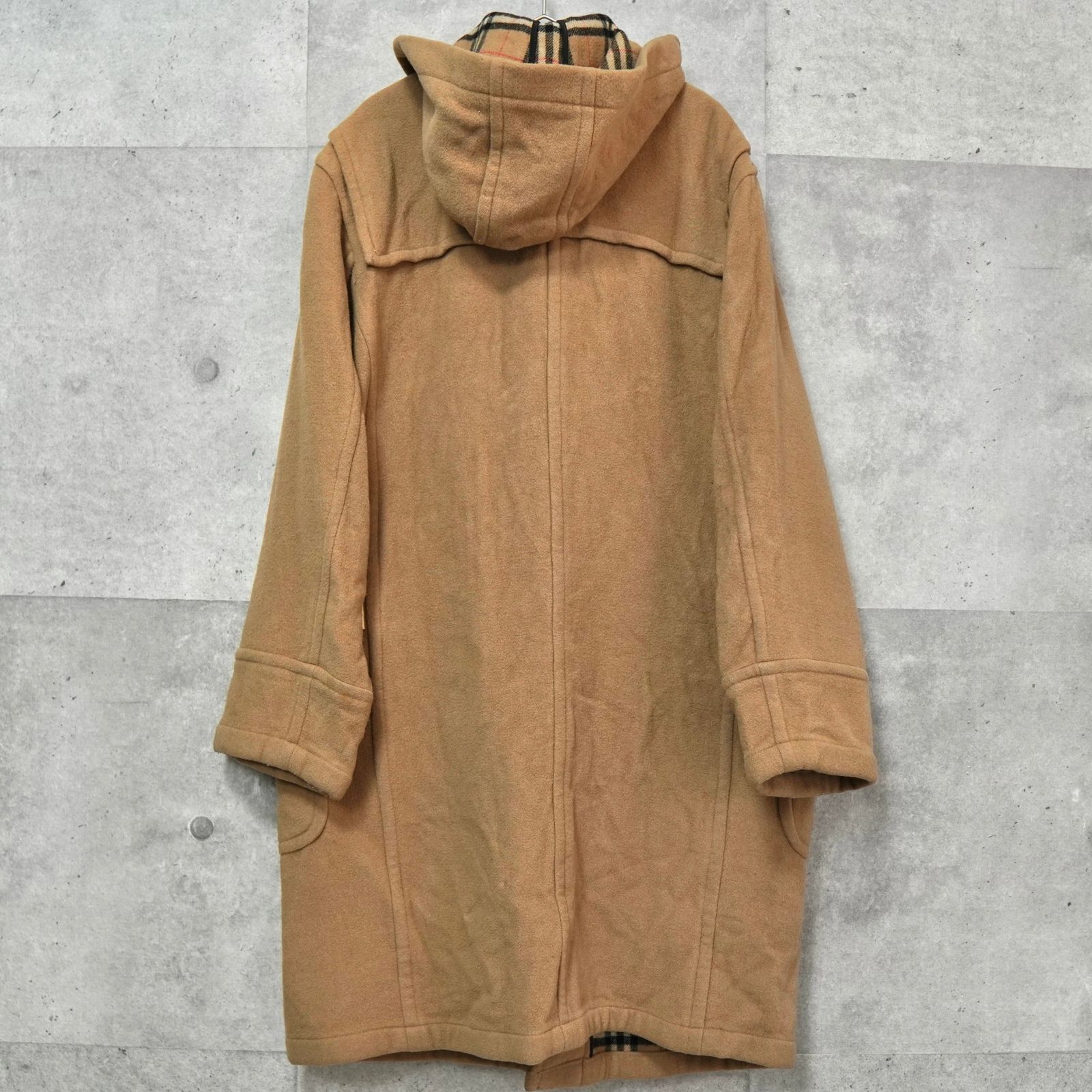 3月5日までの限定価格】バーバリー ノバチェック裏地 ダッフルコート