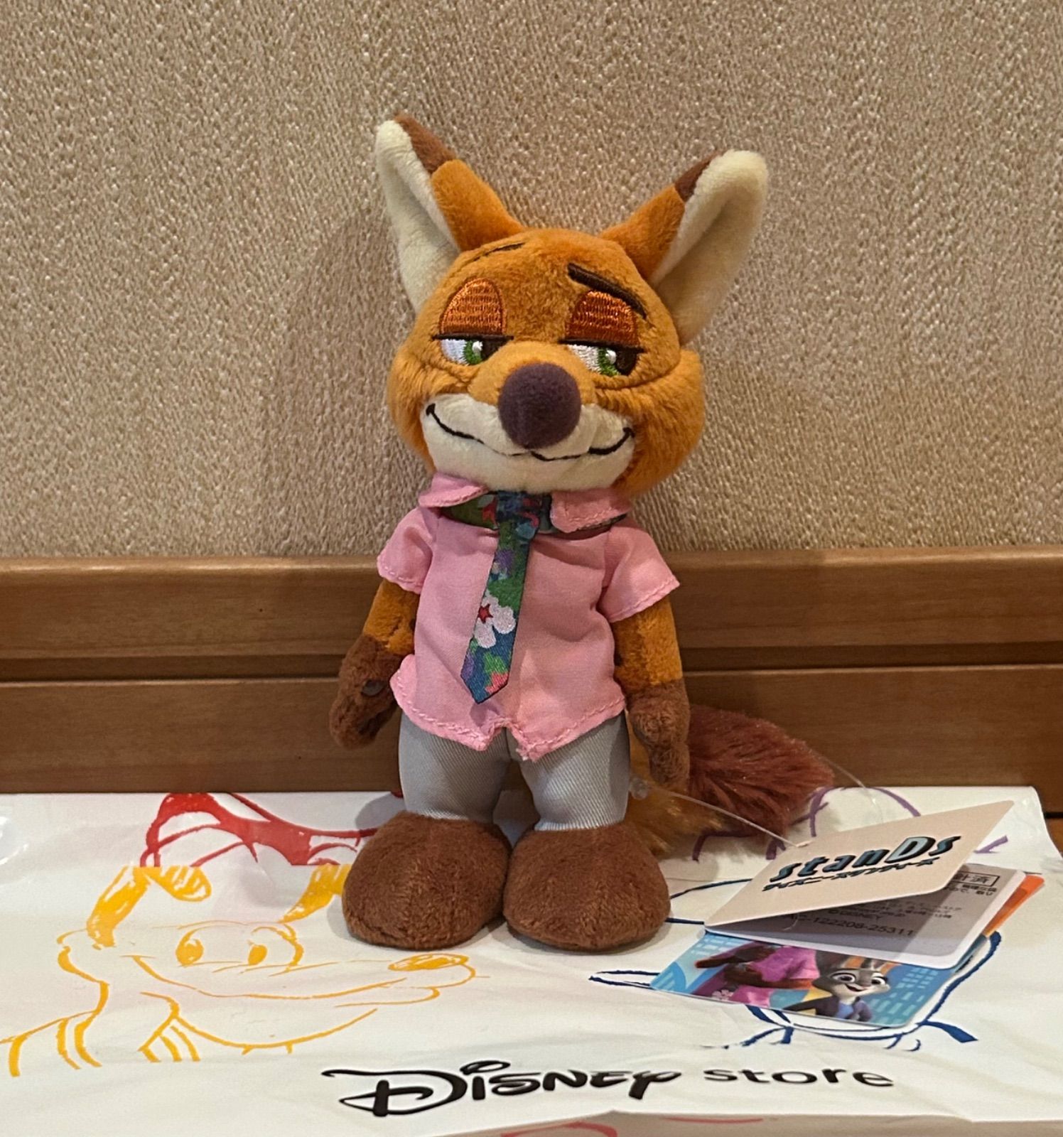 新品・新商品] ニック・ワイルド ぬいぐるみ Disney stanDs ズートピア