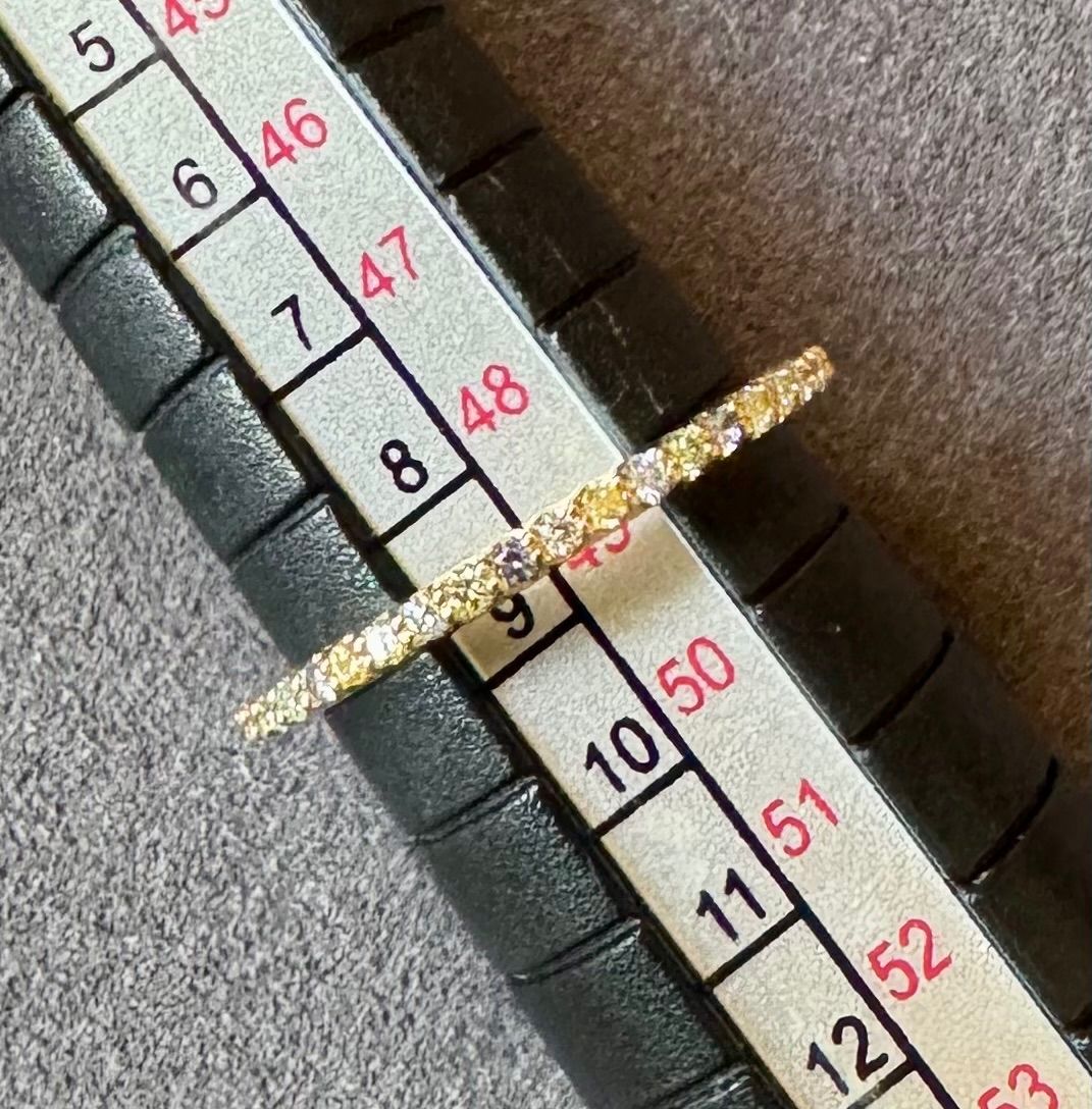 ポンテヴェキオ◇カリーナ*9号*サファイアリング*フルエタニティ*K18