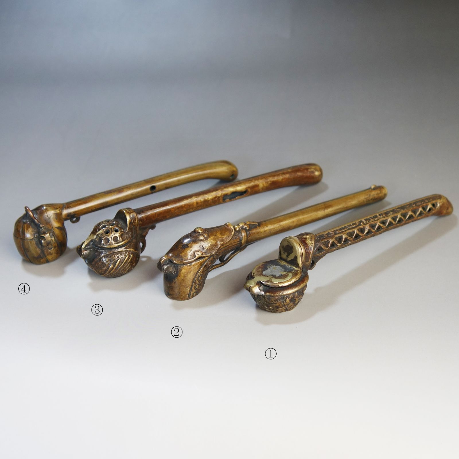 印籠型矢立 真鍮 印籠型矢立 真鍮 印籠型矢立真鍮