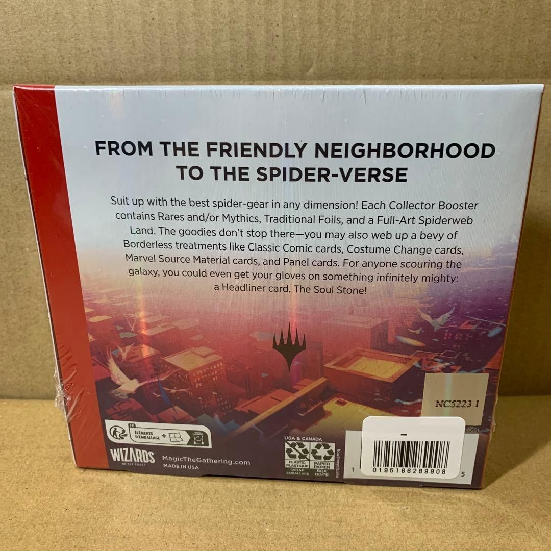 新品未開封 MTG スパイダーマン コレクターブースター 英語版BOX