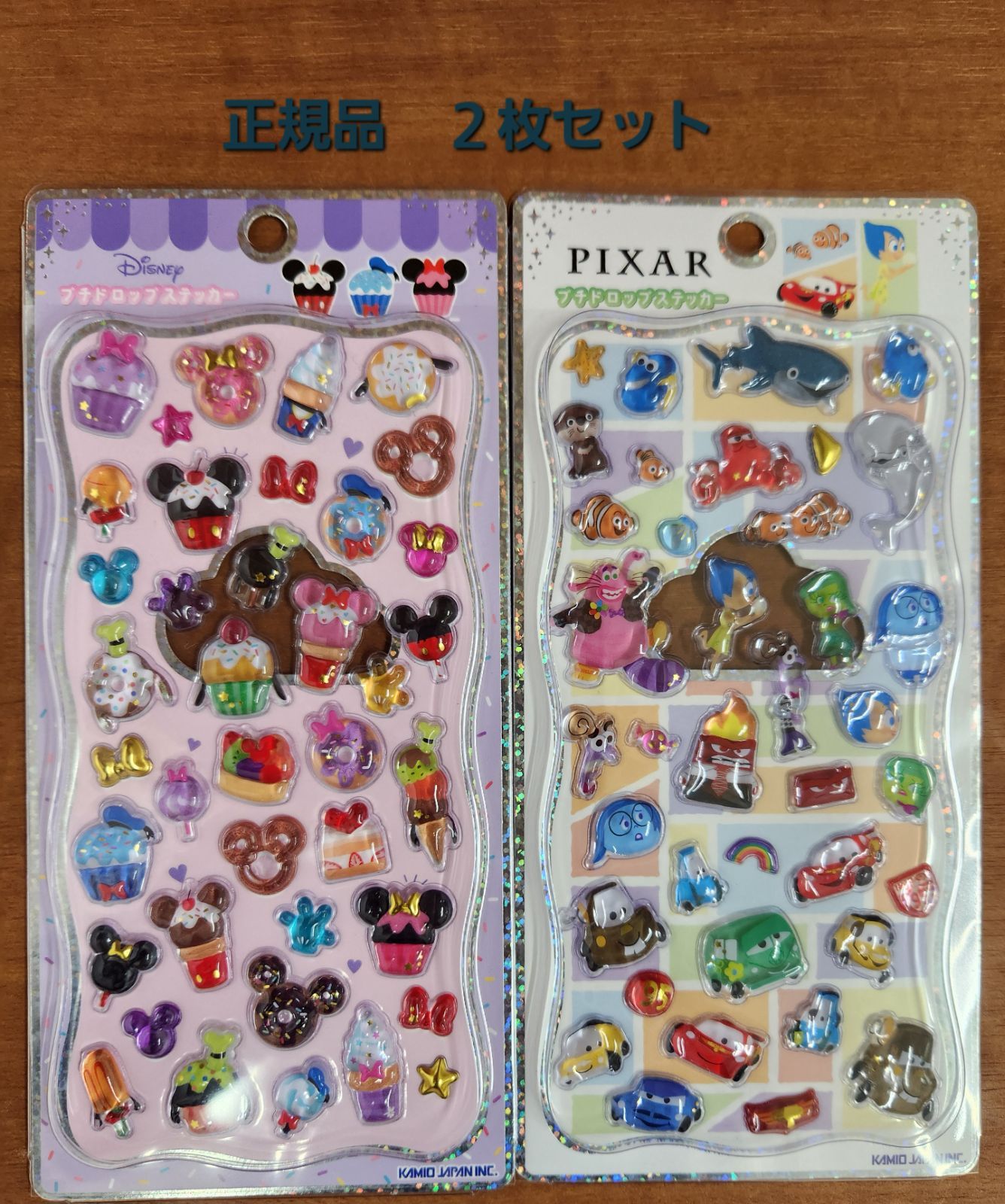 プチドロップステッカー ディズニー2枚セット - メルカリ