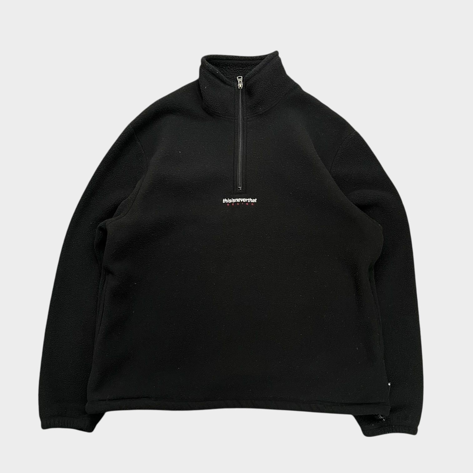 Thisisneverthat 18AW ハーフジップフリースジャケット ディスイズ