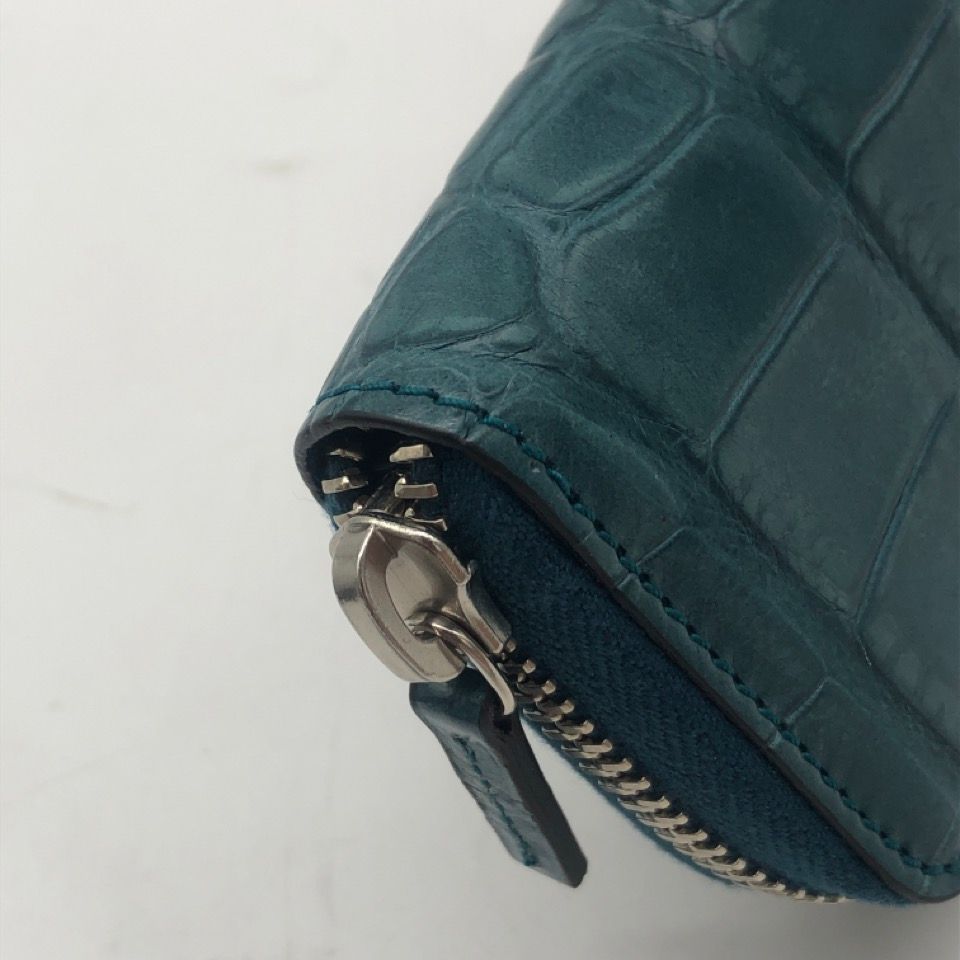 ほぼ未使用品 GUCCI グッチ コインケース カードケース クロコ