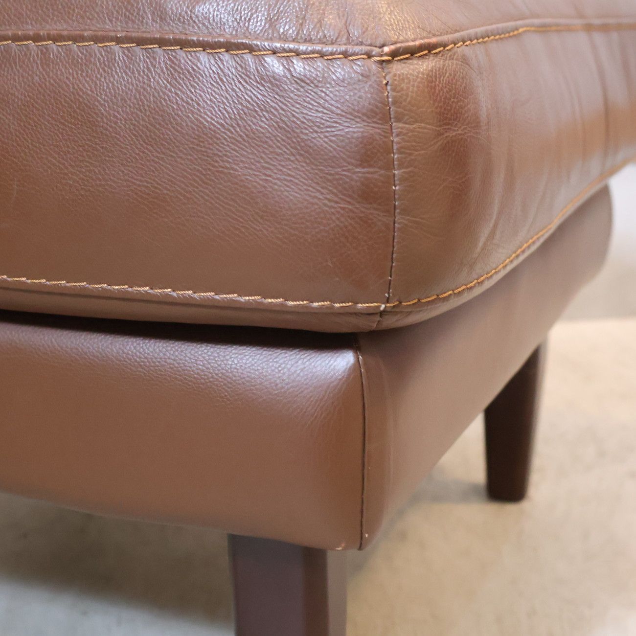 KEYUCA ケユカ 本革 オットマン レザー スツール 北欧スタイル