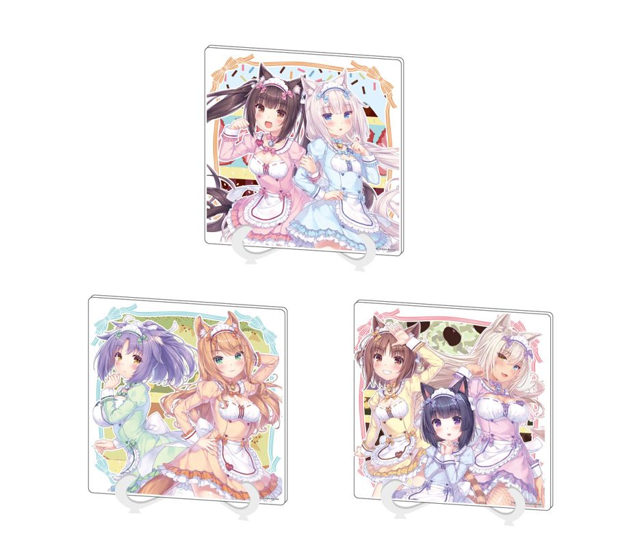 アクリルアートボード「ネコぱら」01-03 全3種セット 公式イラスト