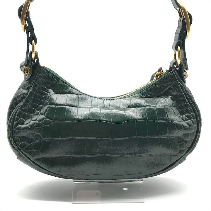 美品 バレンシアガ ナイロン クロコダイル型押しレザー ガーメントバッグ