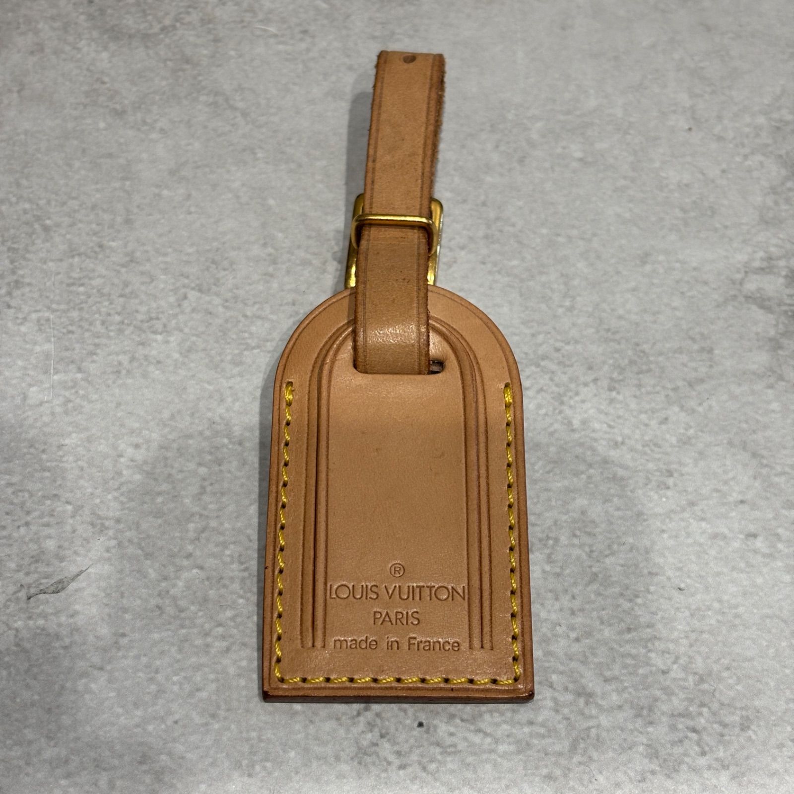 LOUIS VUITTON ルイヴィトン ネームタグ ヌメ革 トラベル 旅行 スーツ