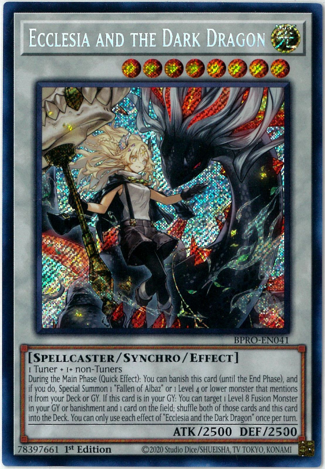 遊戯王/英語版/北米版/黒き竜のエクレシア/Ecclesia and the Dark
