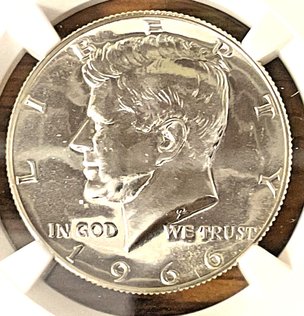 1966年ケネディ・ハーフダラースペシャルミントセット、NGC MS 66 銀40