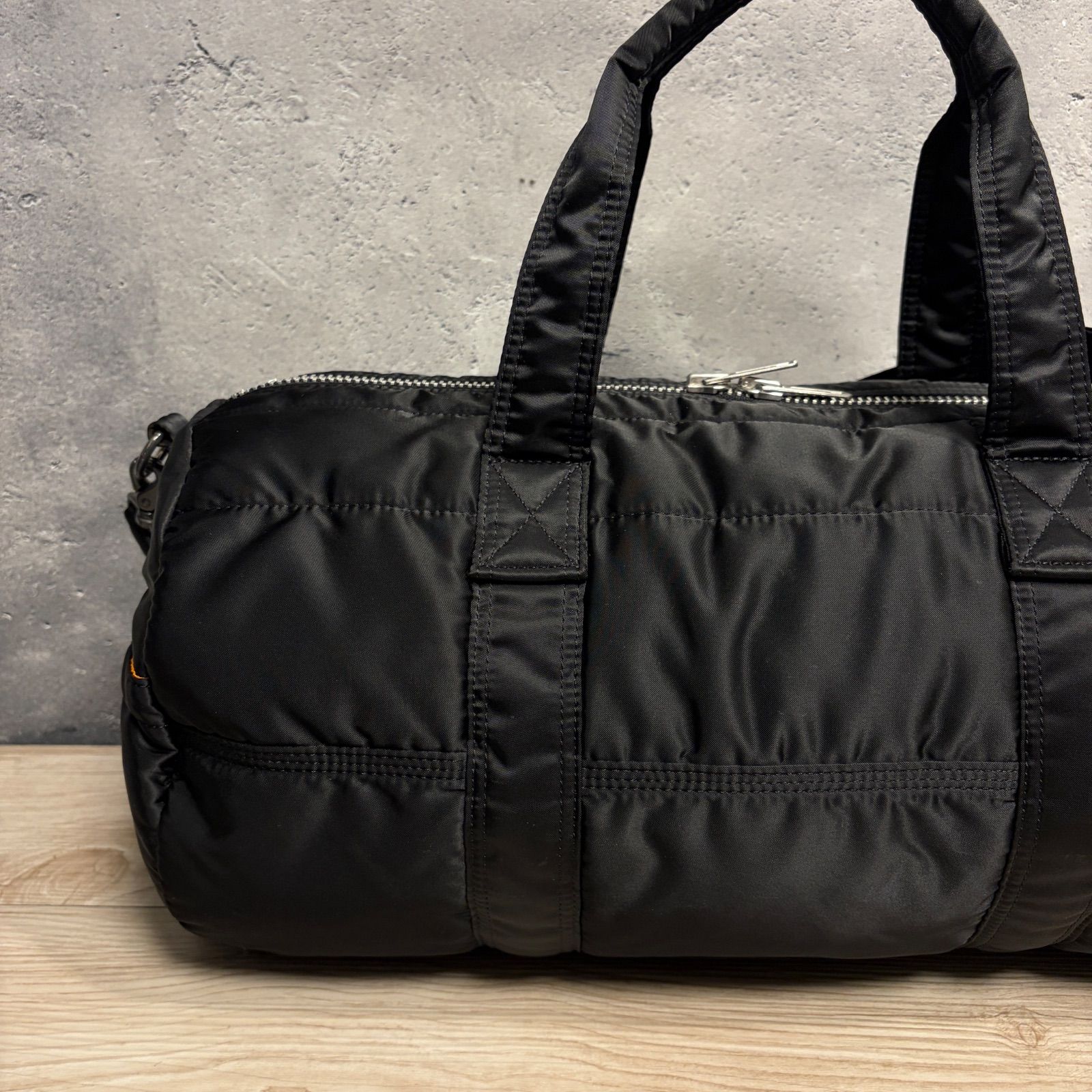 PORTER TANKER 2WAY ドラムバッグ ブラック ポーター タンカー