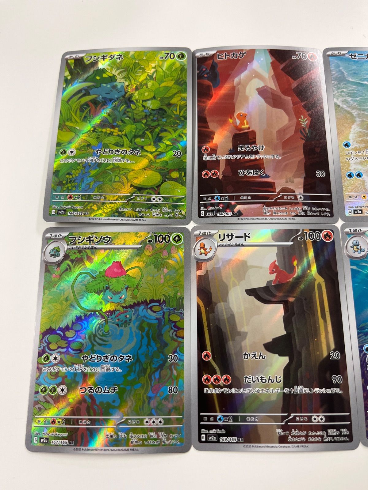 ヒトカゲ リザード フシギダネ フシギソウ ゼニガメ カメール AR 151