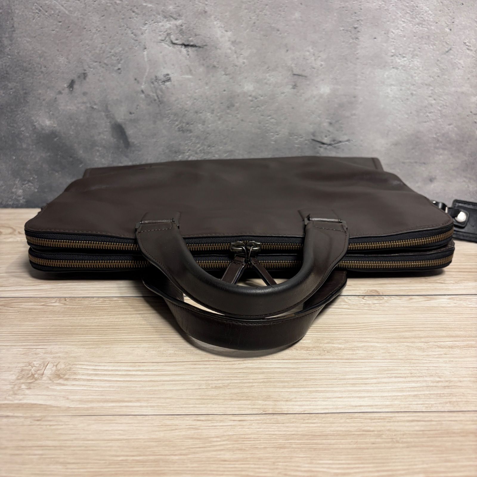TUMI トゥミ Harrison Seneca Slim Brief 63000B レザー 2WAY ブリーフ