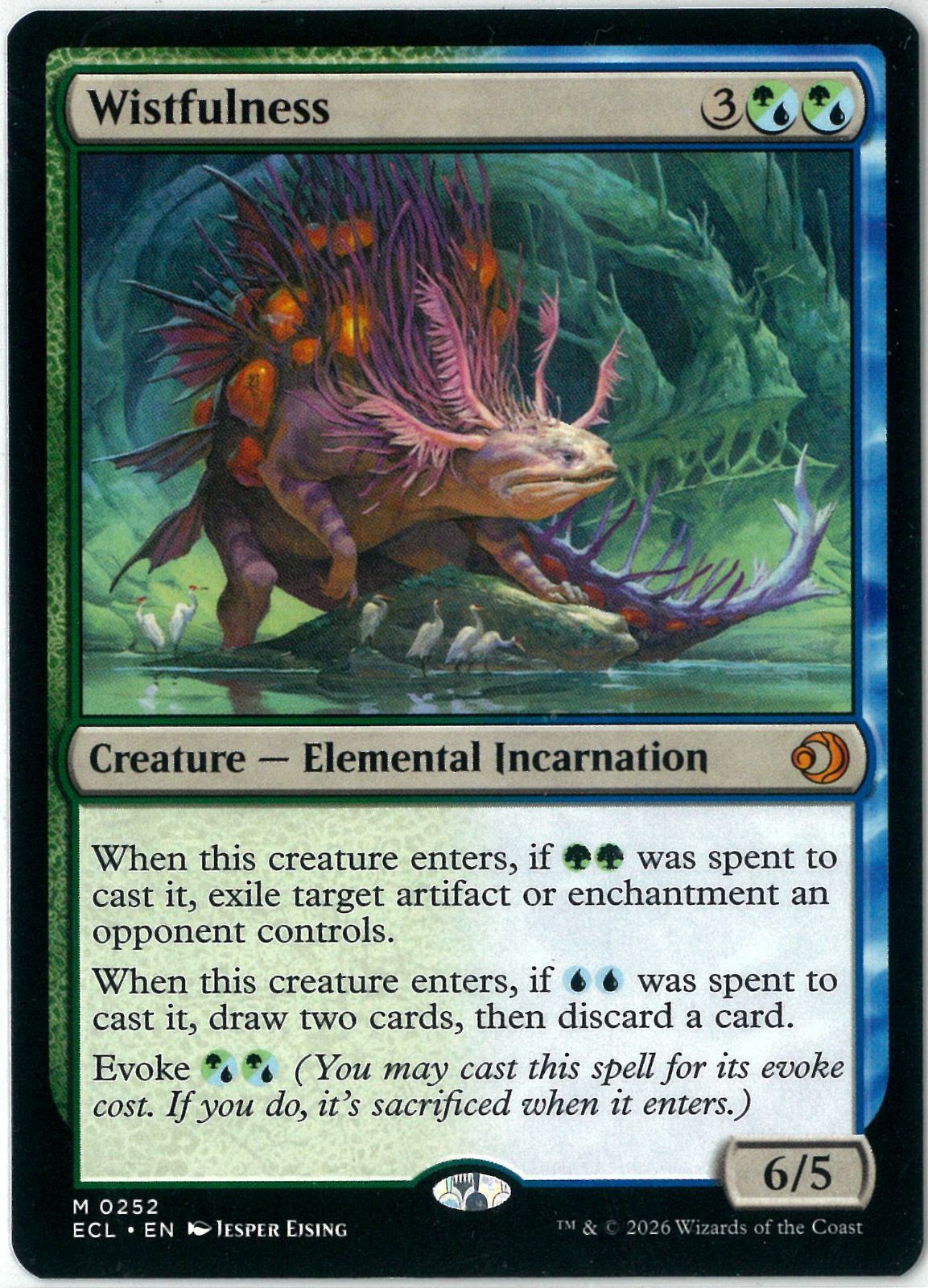 MTG/英語版/幽愁/Wistfulness/ローウィンの昏明/ECL0252/NM - メルカリ