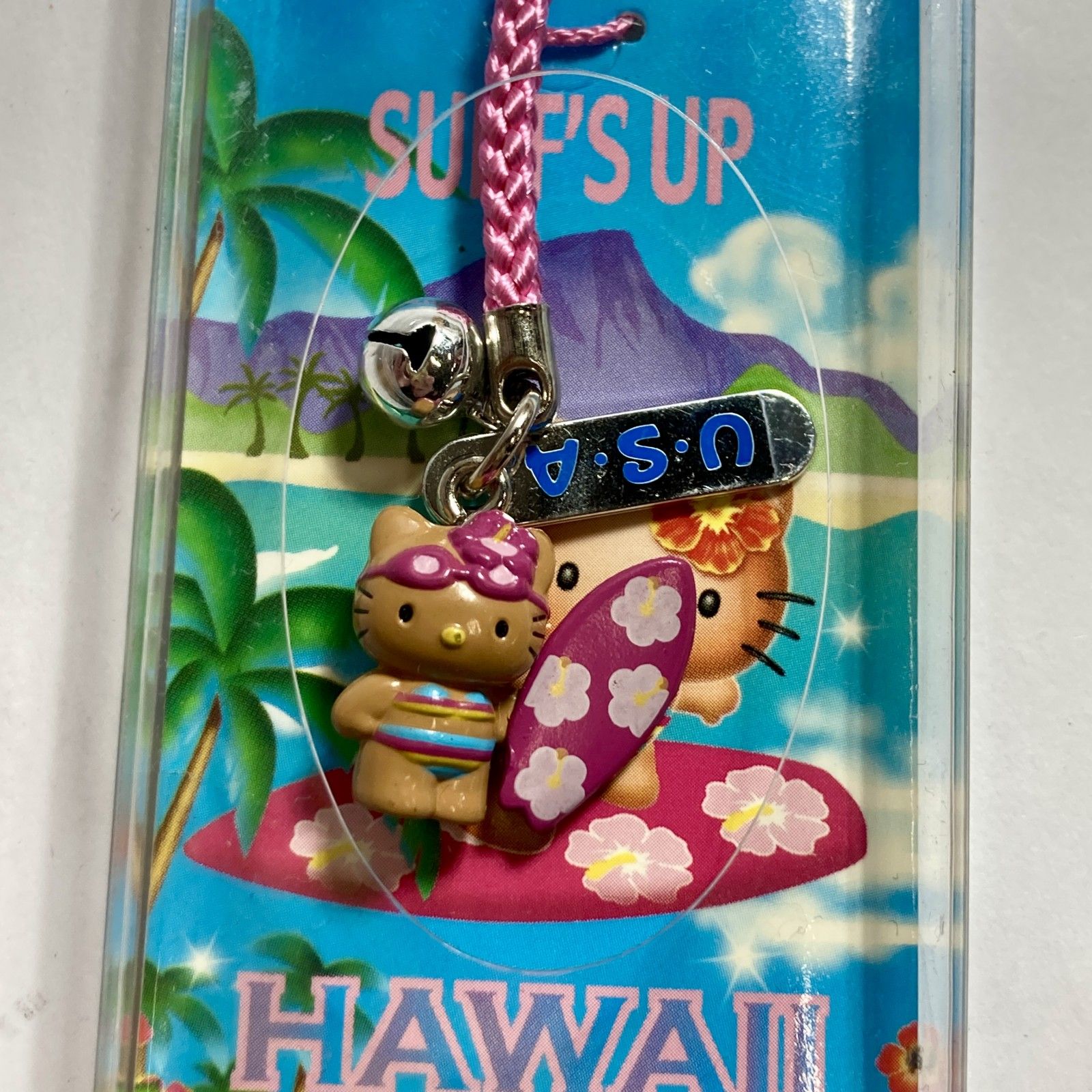 ☆ 希少！ ご当地 ハローキティ Hello Kitty ストラップ ハワイ限定