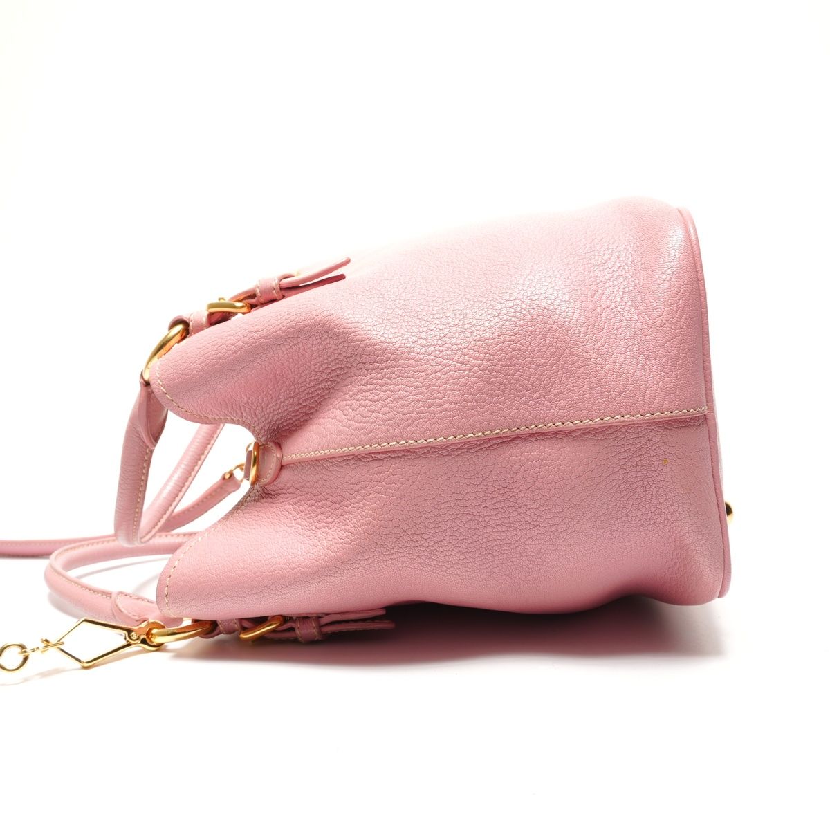 Miu Miu ミュウ ミュウ ハンドバッグ レザー 2way【中古】 - メルカリ