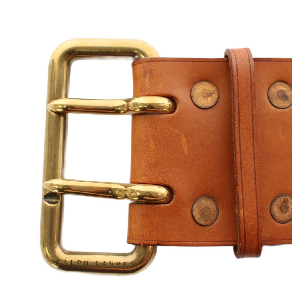 ラルフローレン RALPH LAUREN ヴィンテージ ベルト バックル レザー