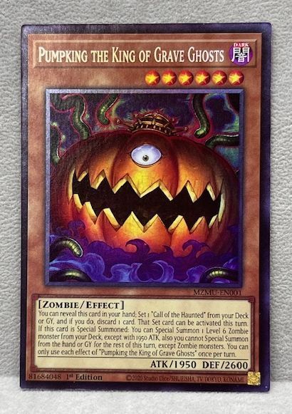 遊戯王 英語 北米版 Pumpking the King of Grave Ghosts コレクターズ