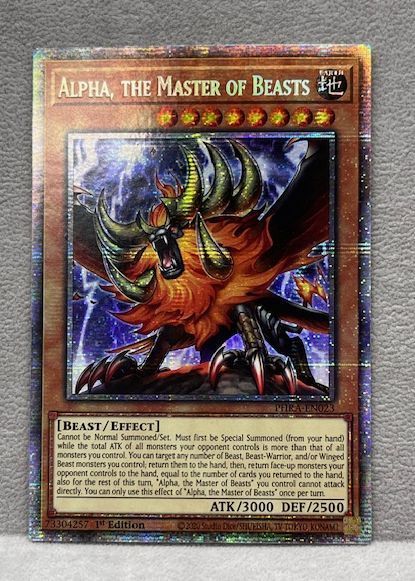 遊戯王 英語 北米版 獣王アルファ スターライトレア 1st - メルカリ