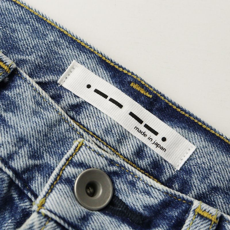 美品 定価3万 ウィムガゼット Whim Gazette ラインカーブDENIM 36