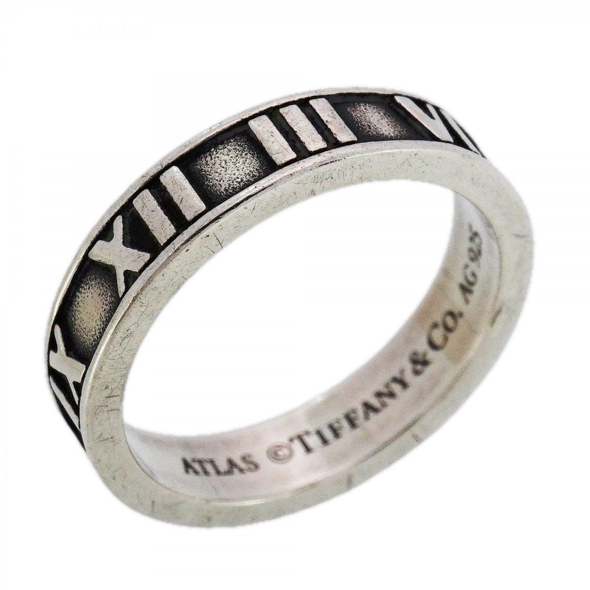 6jbb0365】ティファニー リング アトラス シルバー925 9号【中古