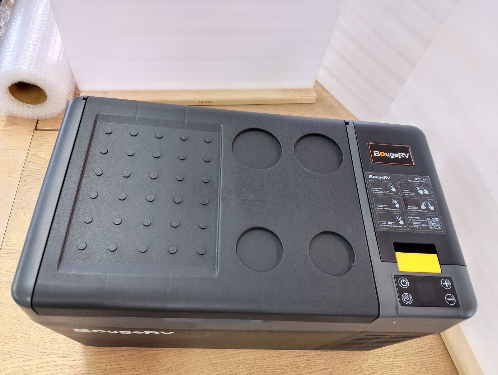 訳あり】BougeRV ポータブル冷蔵庫 車載 20L -22℃～10℃ 急速冷凍