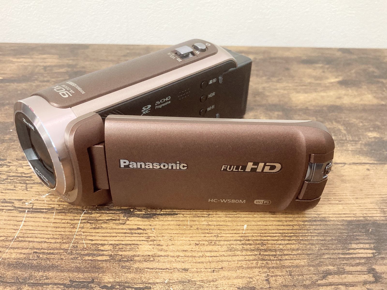 Panasonic HC-W580M ビデオカメラブラウンアクセサリーキット付き