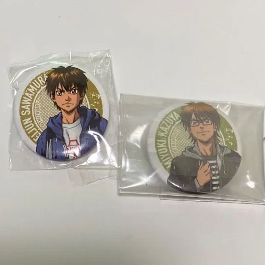 ダイヤのA ミニ缶バッジ 御幸 沢村 - メルカリ