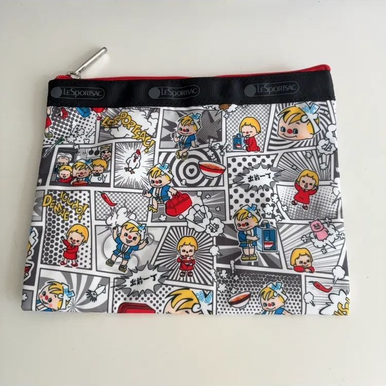 新品 タグ付き レスポートサック 出前一丁 コミック ボストンバッグ