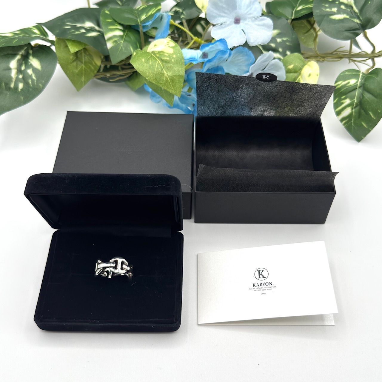 19号】ホーセンブース QUAD LINK クワッドリンク 4コマ 925 指輪 2-103