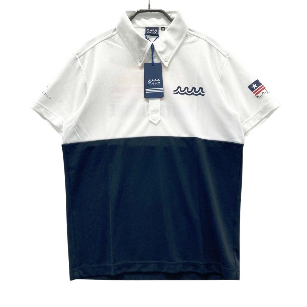 サイズ：M MUTA MARINE ムータマリン 半袖ポロシャツ ホワイト系
