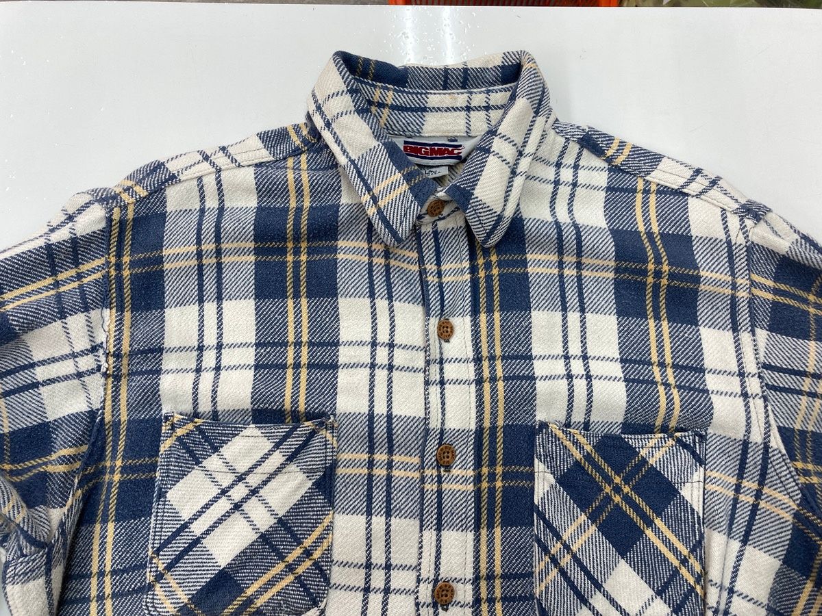 ビッグマック BIG MAC 80s ヘビーネルシャツ ヘビネル チェックシャツ