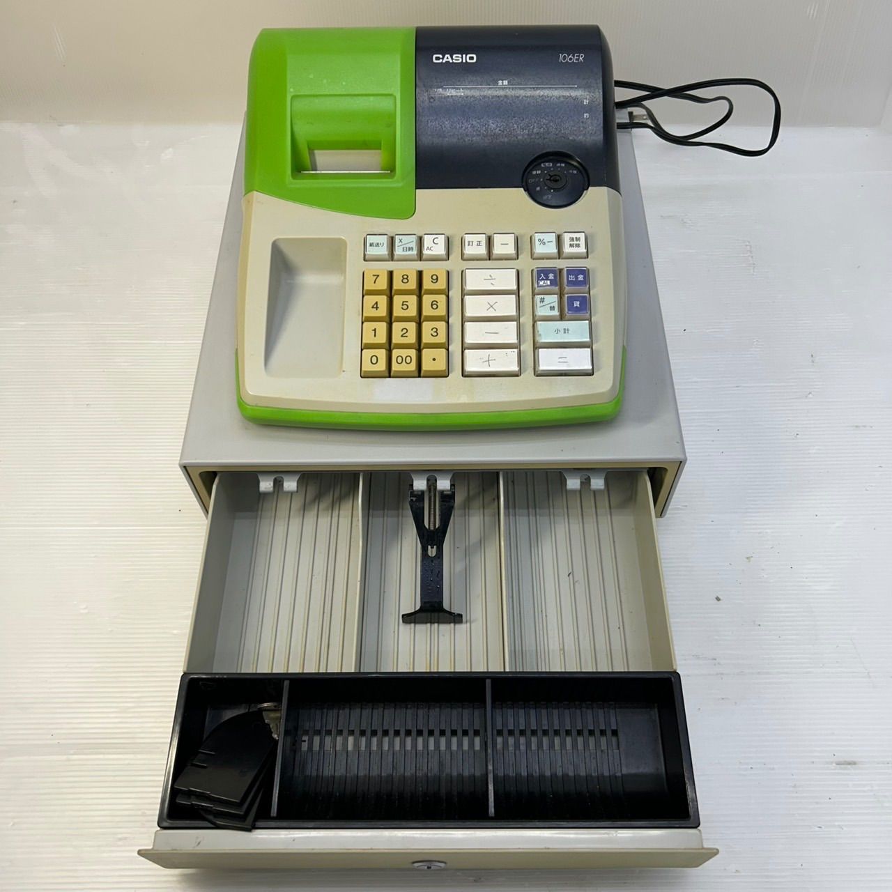 ☆レジスター ☆CASIO カシオ 106ER No.0161562 0301M グリーン